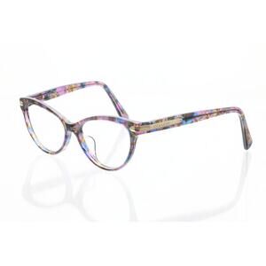 Coach HC 6066F 5288 (Confetti Purple) 53-15-135mm Eyeglasses FRAMES ONLY - FAIR